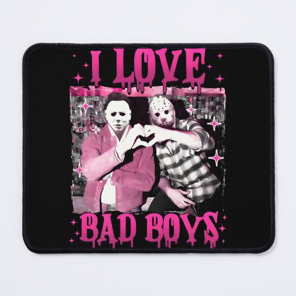 Item preview, I Love Bad Boys: Retro Horror Funny Photo Art designed and sold by ChaaiTee.