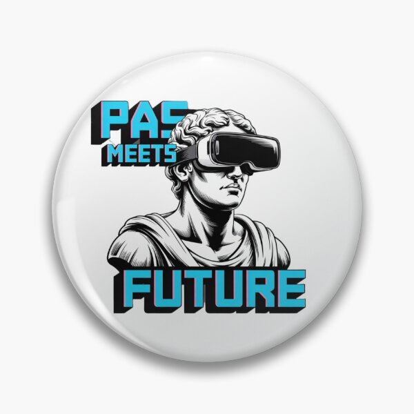 Item preview, Past Meets Future – VR Greek Statue Glitch Art. designed and sold by AndrewYoko.