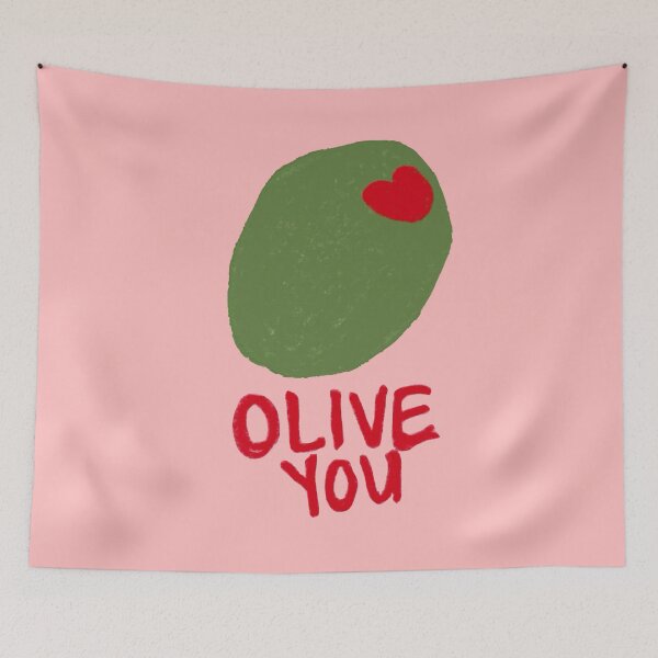 Item preview, Olive you- Olive, I love u, romance, heart designed and sold by Shosho133.