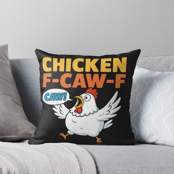 Item preview, Funny Screaming Chicken F-CAW-F Joke Design Classic T-Shirt designed and sold by Graphic-Shops.