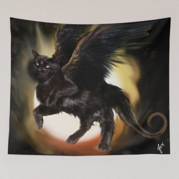 Item preview, Fantastic Chimera Cat with Wings designed and sold by SCJota.