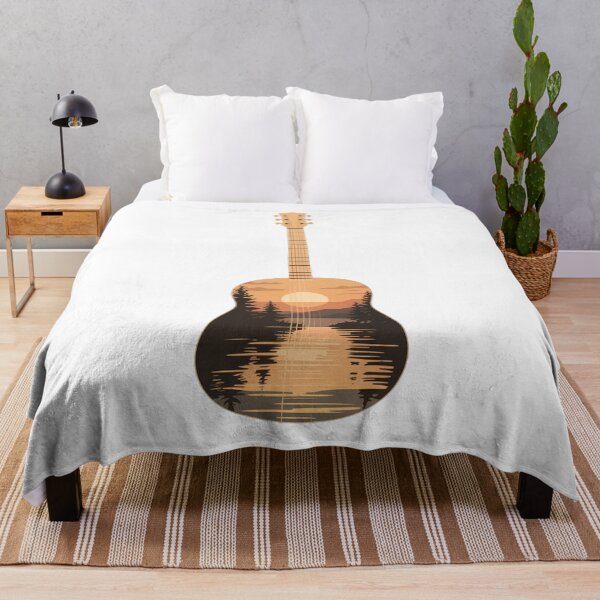 Item preview, Nature Guitar T-shirt designed and sold by PrintAtelier.