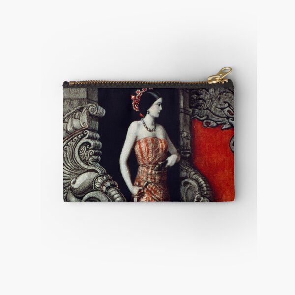 Item preview, As She Came Forward, One Hand on a Pistol, the Other on Her Dagger (1924) – W.T. Benda Vintage Illustration designed and sold by PureVintageLove.