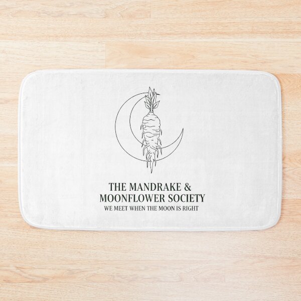 Item preview, Official Membership Emblem of The Mandrake & Moonflower Society, Where We Meet When the Moon is Right designed and sold by NewGenWitchcraft.