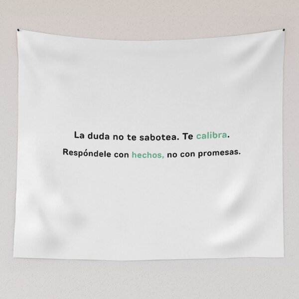 Item preview, “Doubt measures you. Answer it with facts.” designed and sold by chapeto.