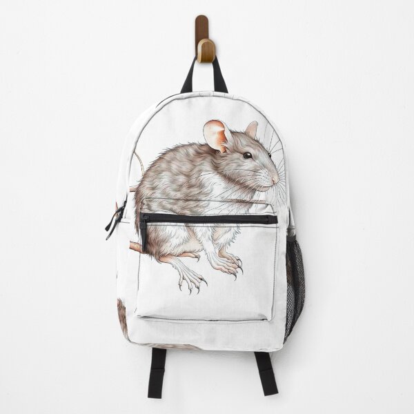 Item preview, Close up of Little cute rat on a white background isolated. designed and sold by LanaGustavsson.