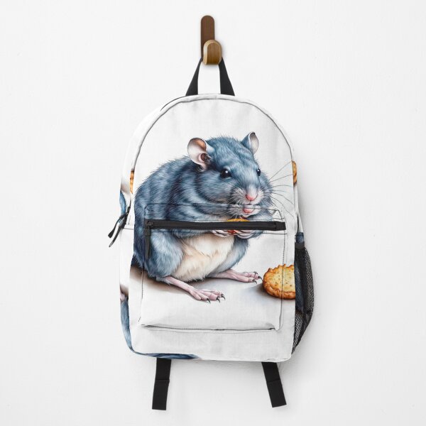 Item preview, Close up of Cute little mouse eating cookies  designed and sold by LanaGustavsson.