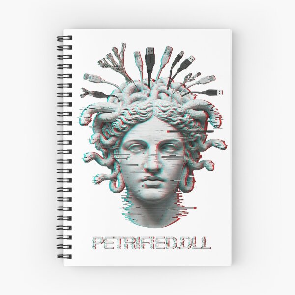 Item preview, A Corrupted Relic of Antiquity: The Glitched Gaze of Medusa and the Fatal Error of PETRIFIED.DLL designed and sold by NewGenWitchcraft.