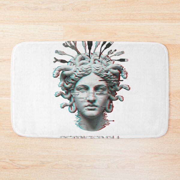 Item preview, A Corrupted Relic of Antiquity: The Glitched Gaze of Medusa and the Fatal Error of PETRIFIED.DLL designed and sold by NewGenWitchcraft.
