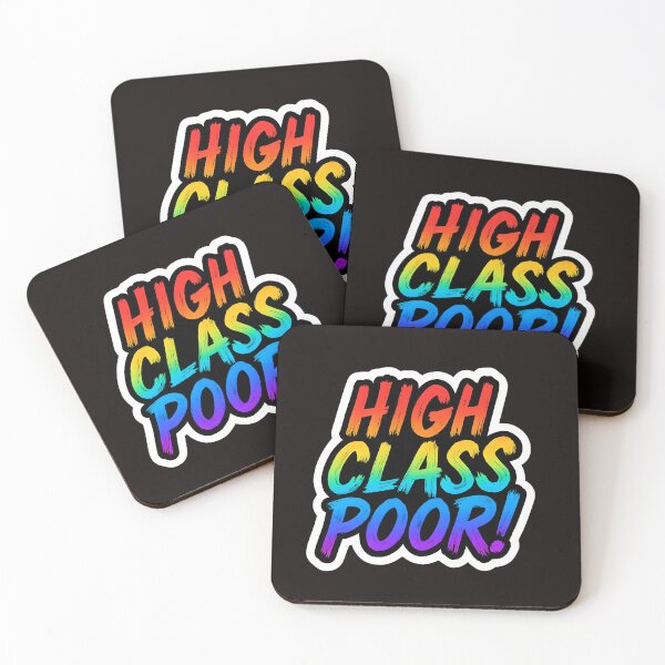 Item preview, High Class Poor | Funny Relatable Quote Design | Stylish But Broke Humor designed and sold by WHDProduction45.