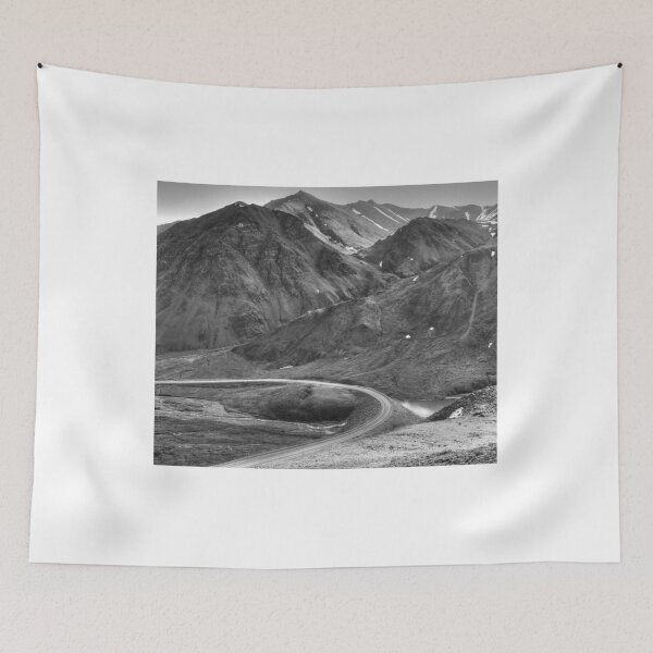 Item preview, Dalton Hwy at Atigun pass (monochrome) designed and sold by zumi.