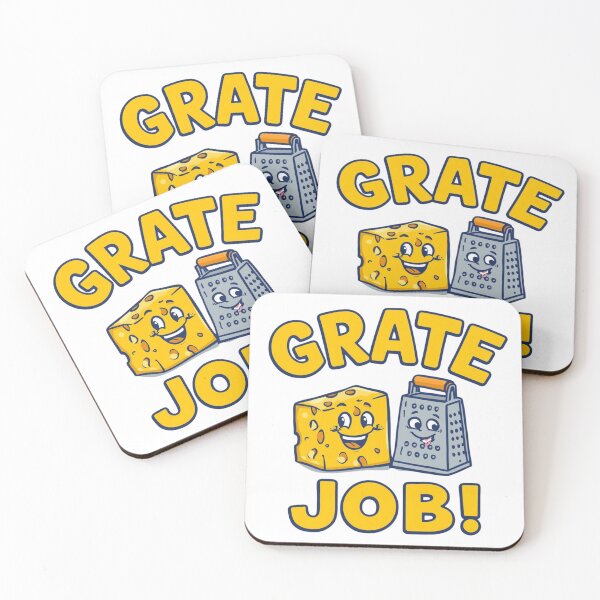 Item preview, Grate Job! – Funny Cheese Pun T-Shirt designed and sold by  Cativerse .