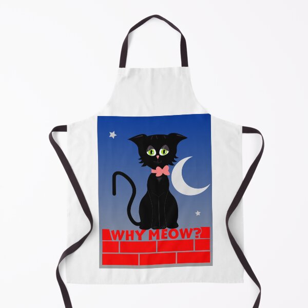Item preview, Black cat Why Meow? Why Me? designed and sold by Marcia Motivos.