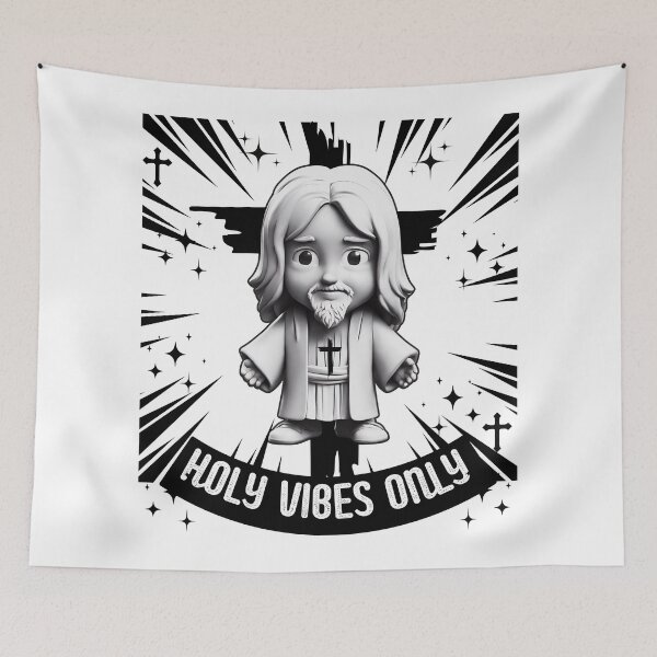 Item preview, Holy Vibes Only – Funny Jesus Meme Christian  designed and sold by Whisky1111.