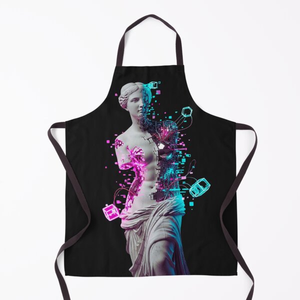 Item preview, A Portrait of a Goddess in Digital Decay: The Cybernetic Corruption of Venus de Milo designed and sold by NewGenWitchcraft.