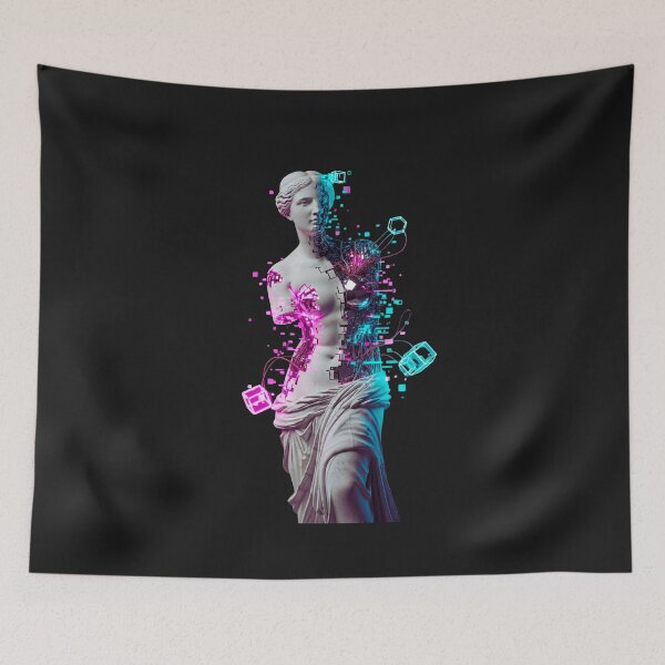 Item preview, A Portrait of a Goddess in Digital Decay: The Cybernetic Corruption of Venus de Milo designed and sold by NewGenWitchcraft.