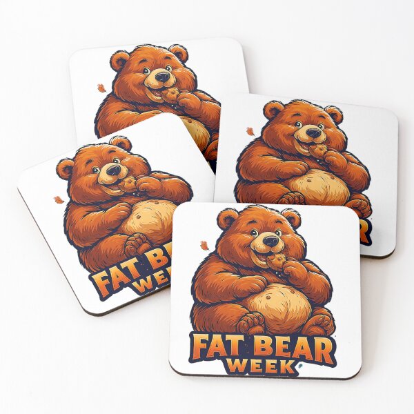 Item preview, Fat Bear Week T-Shirt – Funny Cute Cartoon Bear Eating designed and sold by Pet Lovers Market.