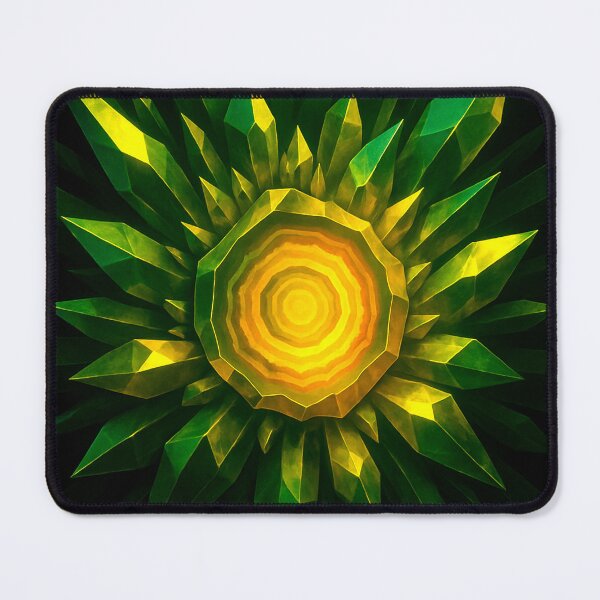 Item preview, Golden Emerald Geode Glow designed and sold by JimmyT-Tech.