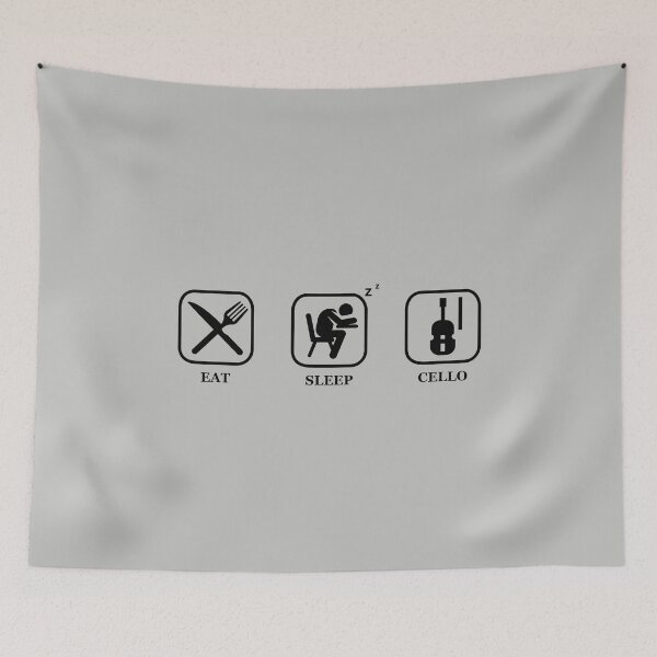 Item preview, Eat Sleep Cello designed and sold by Gramophone Cafe.