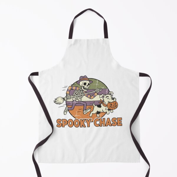 Item preview, Spooky Sprint! Funny Skeleton Chasing Dog Halloween Tee designed and sold by Clothesbest.