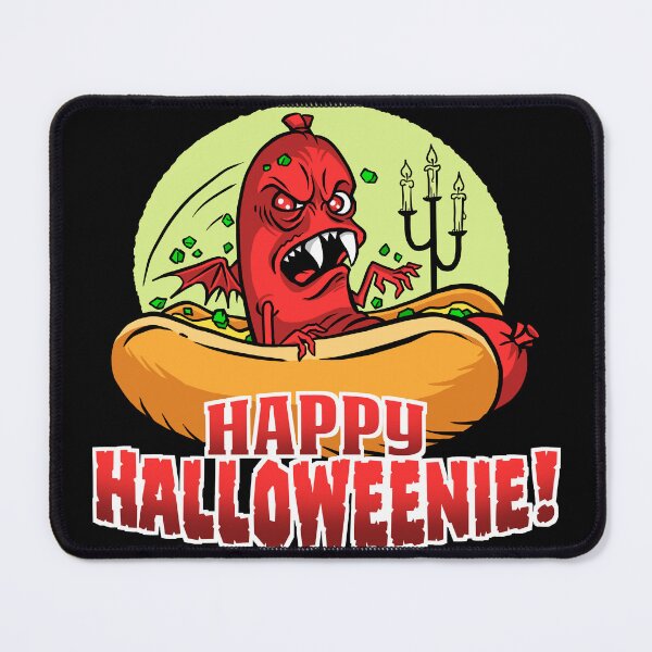 Item preview, HAPPY HALLOWEENIE! Scary hot dog! designed and sold by AngelRobot.