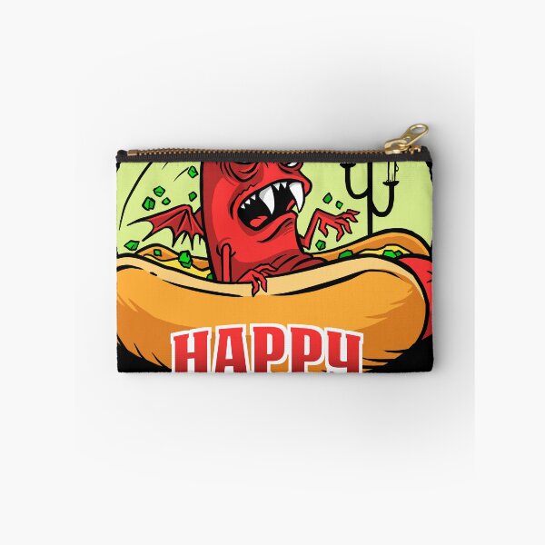Artikelvorschau, SCHÖNES HALLOWEEN! Gruseliger Hotdog! entworfen und verkauft von AngelRobot.