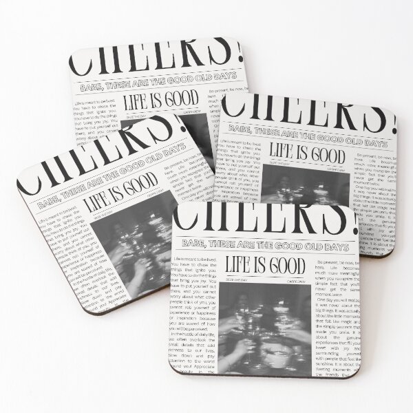 Item preview, Cheers to the good old days! designed and sold by kaylafordyce.