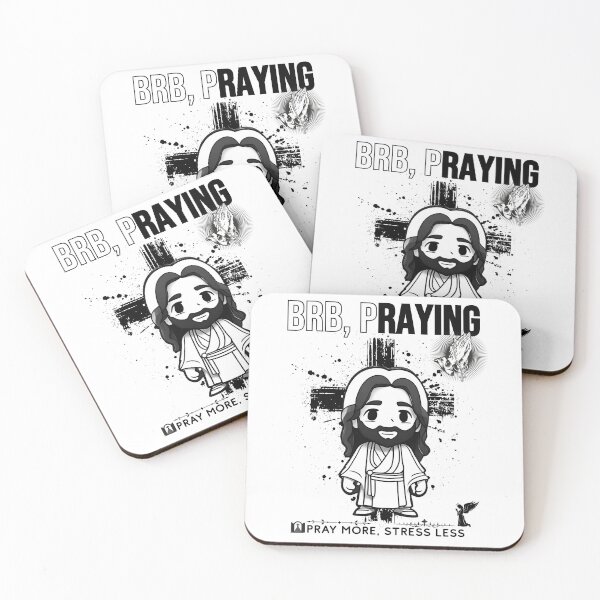 Item preview, BRB, Praying – Funny Jesus Meme Christian  designed and sold by Whisky1111.