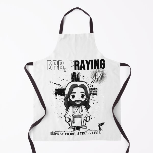 Item preview, BRB, Praying – Funny Jesus Meme Christian designed and sold by Whisky1111.