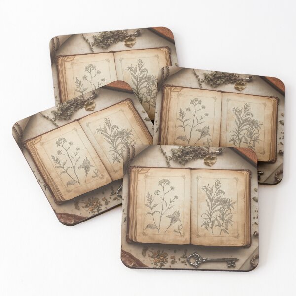 Item preview, Vintage Botanical Grimoire — Mystical Herb Sketches & Antique Key Art designed and sold by SipandStan.
