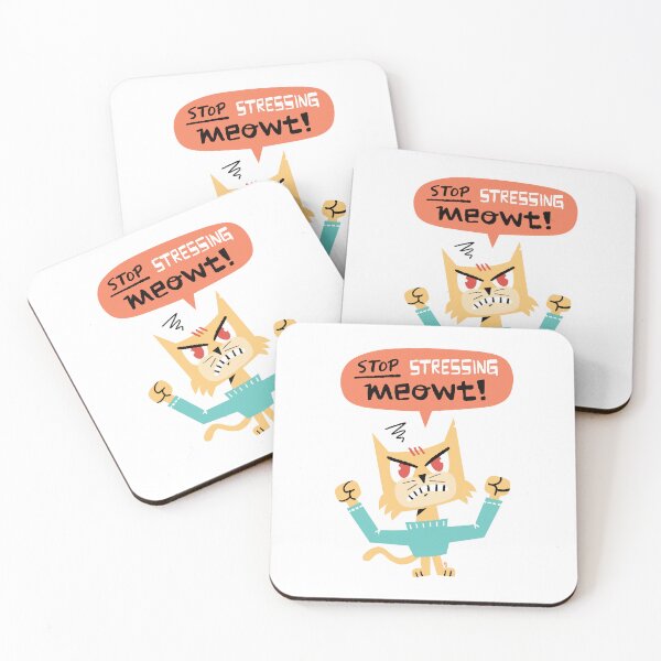 Item preview, Stop Stressing Meowt! designed and sold by Marcelo Badari.