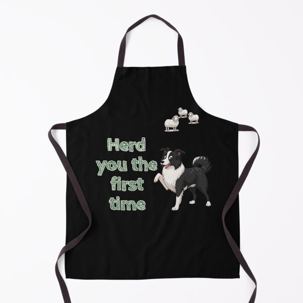 Item preview, Border Collie Funny Herding Dog Pun – "Herd You the First Time" designed and sold by Kotalo.