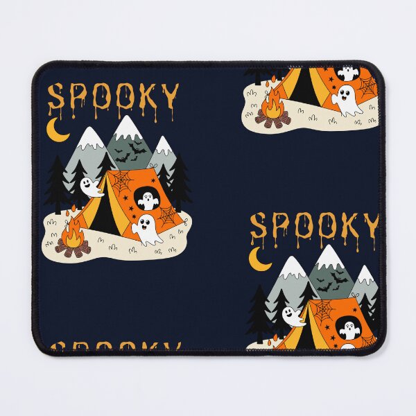 Item preview, Halloween Spooky Night | Ghosts, Camping & Mountains Illustration designed and sold by alkareem-ca.