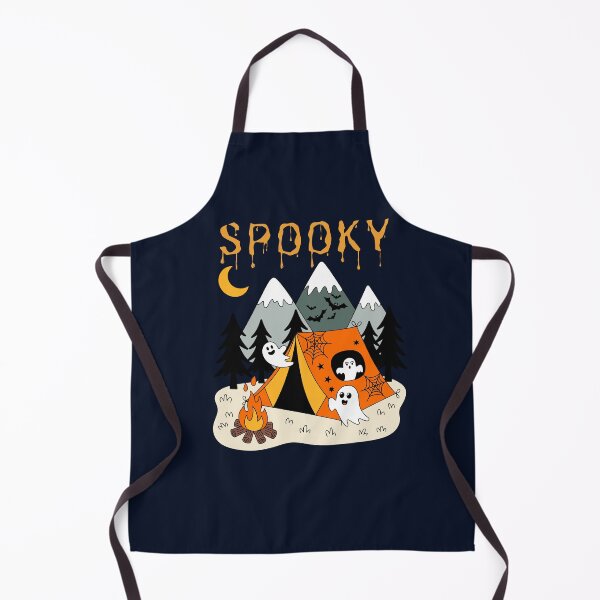 Item preview, Halloween Spooky Night | Ghosts, Camping & Mountains Illustration designed and sold by alkareem-ca.