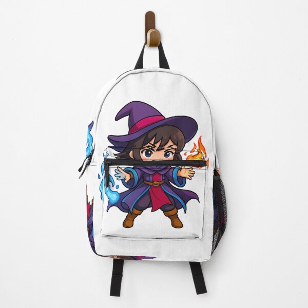 Item preview, Kawaii Chibi Witch – Cute Anime Mage with Fire and Ice Magic designed and sold by lamiarte.