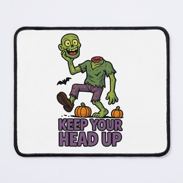 Item preview, Motivational Headless Zombie holding head up high designed and sold by Witan Ink.