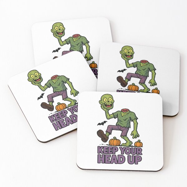 Item preview, Motivational Headless Zombie holding head up high designed and sold by Witan Ink.