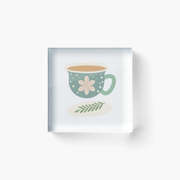 Item preview, Tea is lovely with floral tea cup designed and sold by jazzydevil.