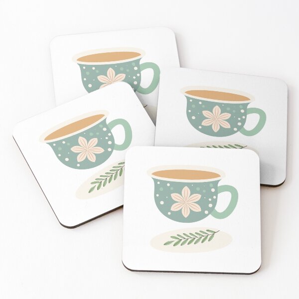 Item preview, Tea is lovely with floral tea cup designed and sold by jazzydevil.