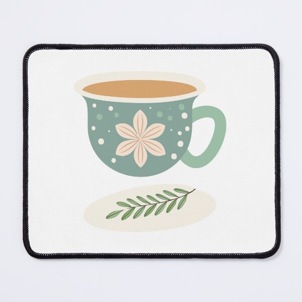 Item preview, Tea is lovely with floral tea cup designed and sold by jazzydevil.