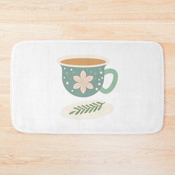 Item preview, Tea is lovely with floral tea cup designed and sold by jazzydevil.