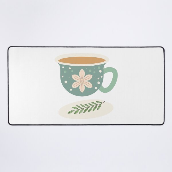Item preview, Tea is lovely with floral tea cup designed and sold by jazzydevil.