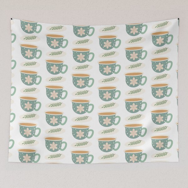 Item preview, Tea is lovely with floral tea cup designed and sold by jazzydevil.