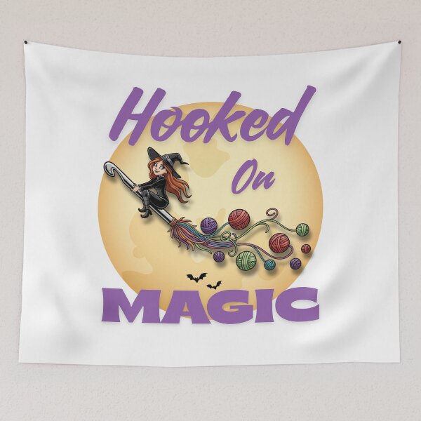 Item preview, Hooked on Magic Witch Crochet Halloween Design designed and sold by Grind-Stitch.