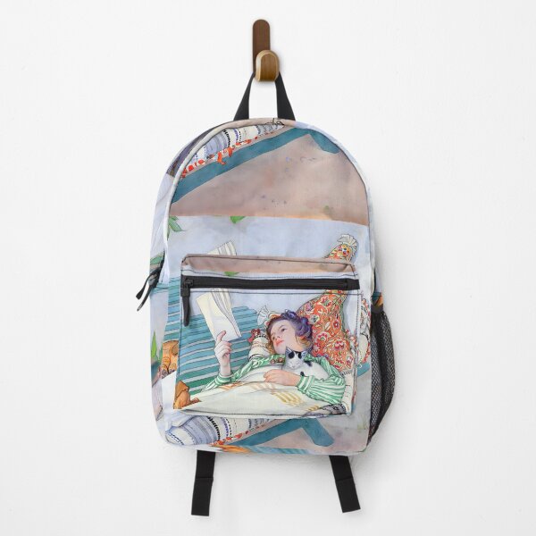 Item preview, Carl Larsson - Woman Relaxing on a Bench Reading designed and sold by Jon-Baran.