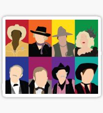 Blazing Saddles characters Sticker