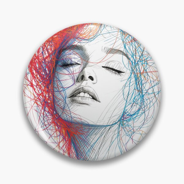 Item preview, Expressive Line Portrait designed and sold by FunAndArtist.