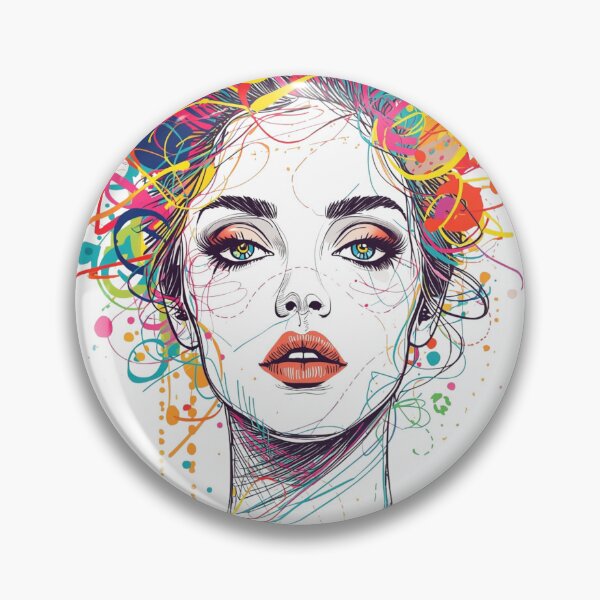 Item preview, Modern Face Outline designed and sold by FunAndArtist.
