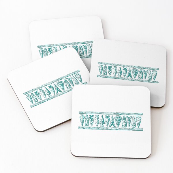 Item preview, Arrowheads Stripe Rev - Teal- no text designed and sold by dzdart.