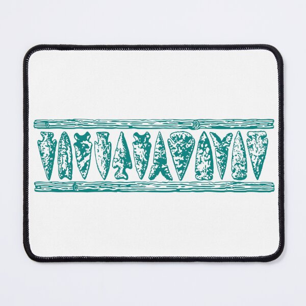 Item preview, Arrowheads Stripe Rev - Teal- no text designed and sold by dzdart.